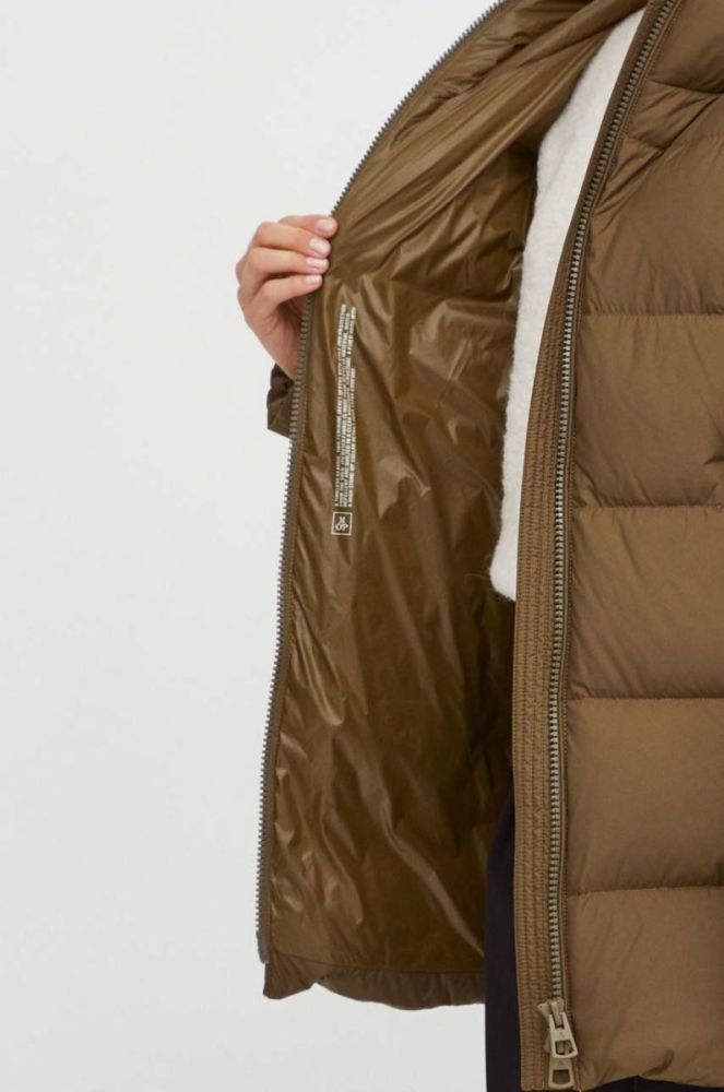 Пухова куртка Marc O'Polo жіноча колір зелений зимова oversize фото 6