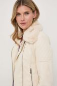 Куртка Guess жіноча колір бежевий перехідна (3571349)