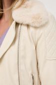 Куртка Guess жіноча колір бежевий перехідна (3571349)
