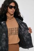 Куртка Guess жіноча колір чорний перехідна (3571354)