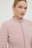 Куртка Guess жіноча колір рожевий перехідна (3511842)