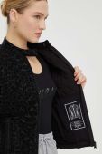 Куртка Guess жіноча колір чорний перехідна (3511852)