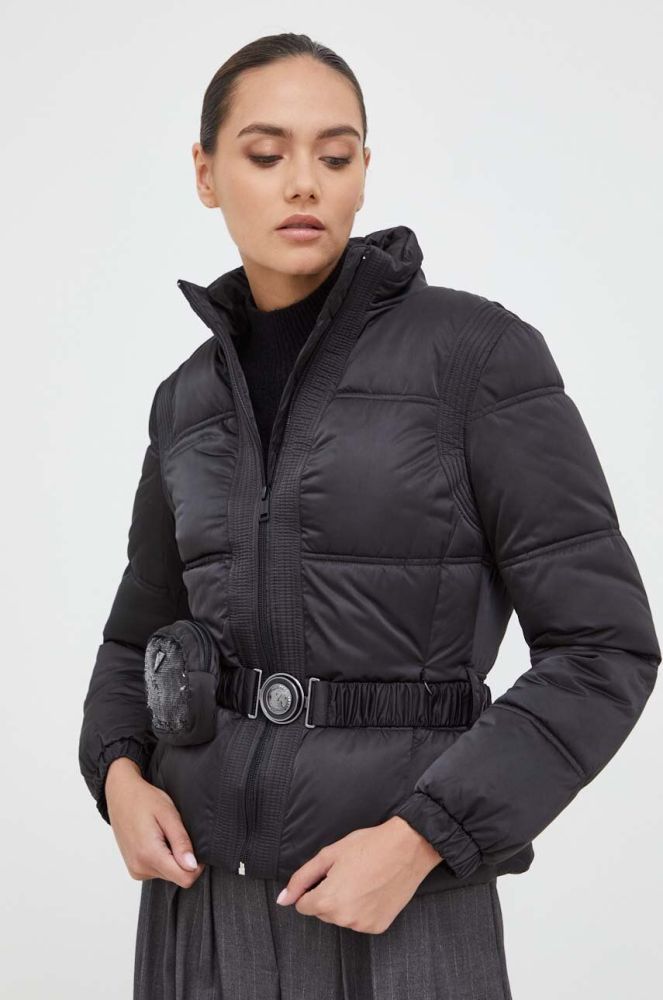 Куртка Guess жіноча колір чорний зимова (3597848)
