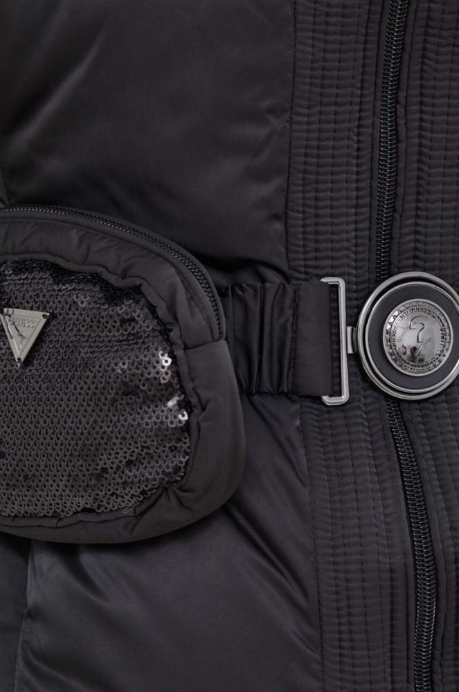 Куртка Guess жіноча колір чорний зимова (3597848) фото 5