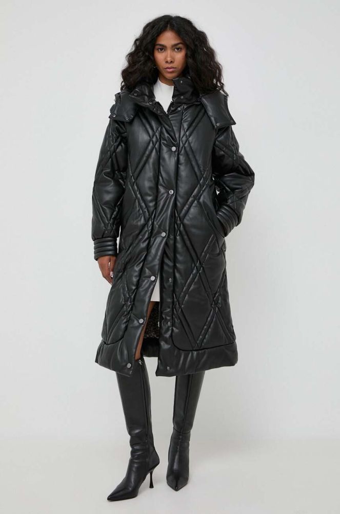 Куртка Guess жіноча колір чорний зимова (3574754)
