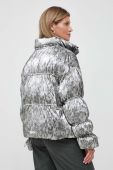 Куртка Guess жіноча колір срібний зимова oversize