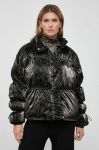 Куртка Guess жіноча колір чорний зимова oversize (3614089)