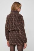 Кофта Guess Guess x Banksy жіноча колір коричневий візерунок