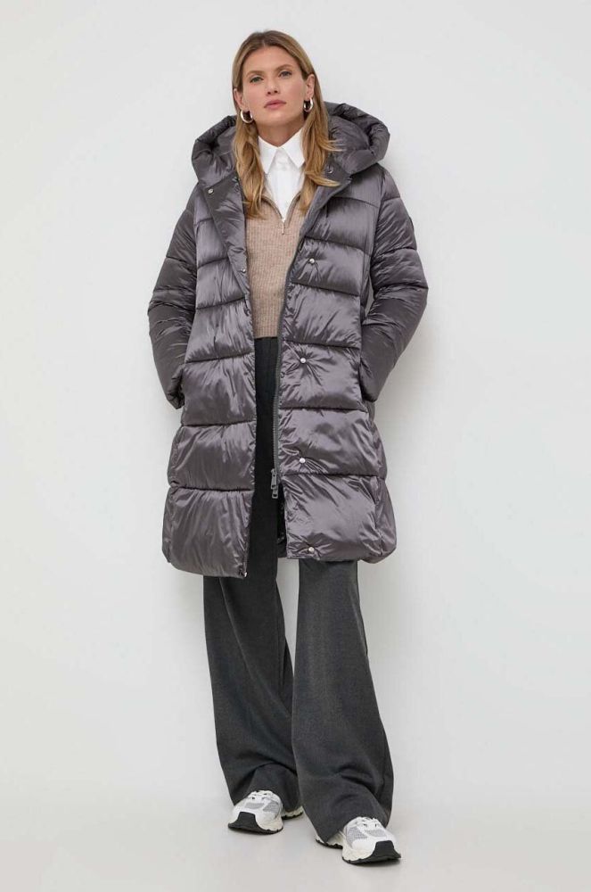 Куртка Guess жіноча колір сірий зимова (3614099)