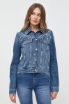 Джинсова куртка Guess жіноча перехідна колір блакитний (3559656)