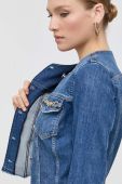 Джинсова куртка Guess жіноча перехідна колір блакитний (3554154)