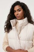 Пухова безрукавка Luisa Spagnoli жіночий колір бежевий зимовий