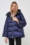 Пухова куртка Luisa Spagnoli жіноча колір синій зимова oversize