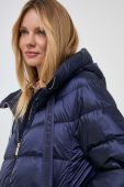 Пухова куртка Luisa Spagnoli жіноча колір синій зимова oversize
