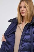 Пухова куртка Luisa Spagnoli жіноча колір синій зимова oversize