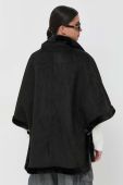 Пончо Luisa Spagnoli жіночий колір чорний перехідна