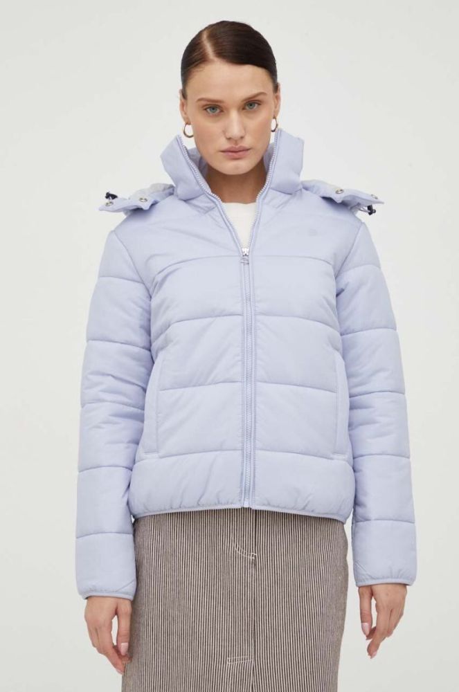 Куртка G-Star Raw жіноча зимова колір блакитний (3533414) фото 2