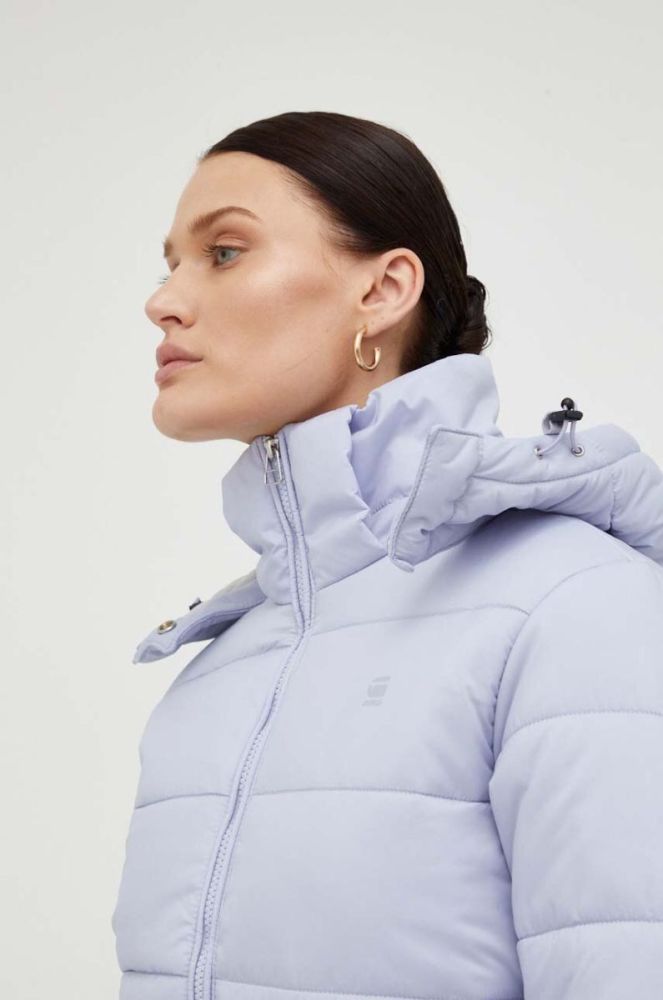 Куртка G-Star Raw жіноча зимова колір блакитний (3533414) фото 4