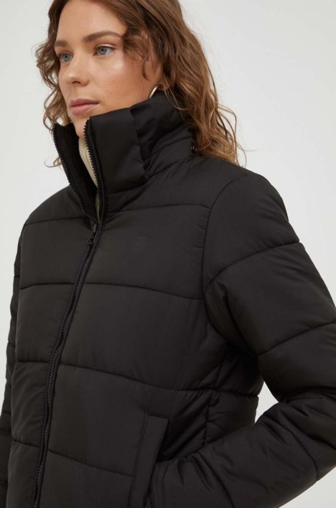 Куртка G-Star Raw жіноча колір чорний зимова (3533408) фото 4