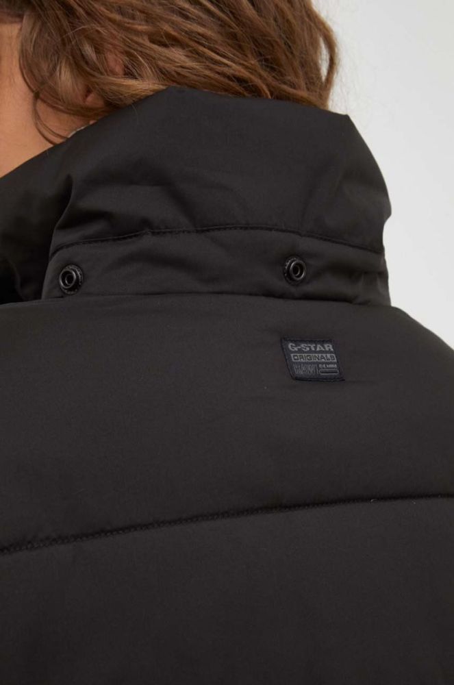 Куртка G-Star Raw жіноча колір чорний зимова (3533408) фото 6