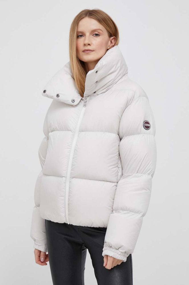 Пухова куртка Colmar жіноча колір бежевий зимова (3477447)