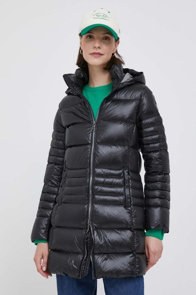 Пухова куртка Colmar жіноча колір чорний перехідна (3434227)