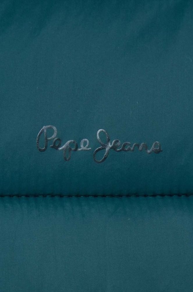 Куртка Pepe Jeans жіноча колір зелений зимова (3519885) фото 5