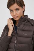 Куртка Pepe Jeans Maddie жіноча колір коричневий зимова