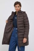 Куртка Pepe Jeans Maddie жіноча колір коричневий зимова