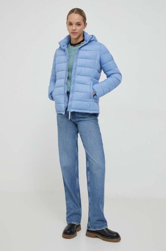 Куртка Pepe Jeans Maddie Short жіноча перехідна колір блакитний фото 2