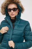 Куртка Pepe Jeans May Long жіноча колір зелений зимова