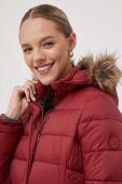 Куртка Pepe Jeans жіноча колір бордовий зимова (3614114)