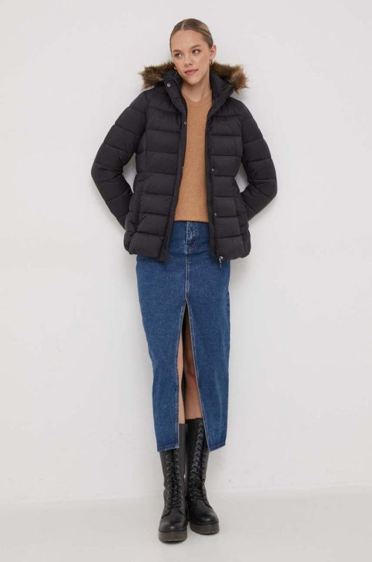 Куртка Pepe Jeans жіноча колір чорний зимова (3614119) фото 2