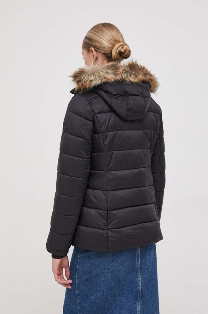 Куртка Pepe Jeans жіноча колір чорний зимова (3614119) фото 3