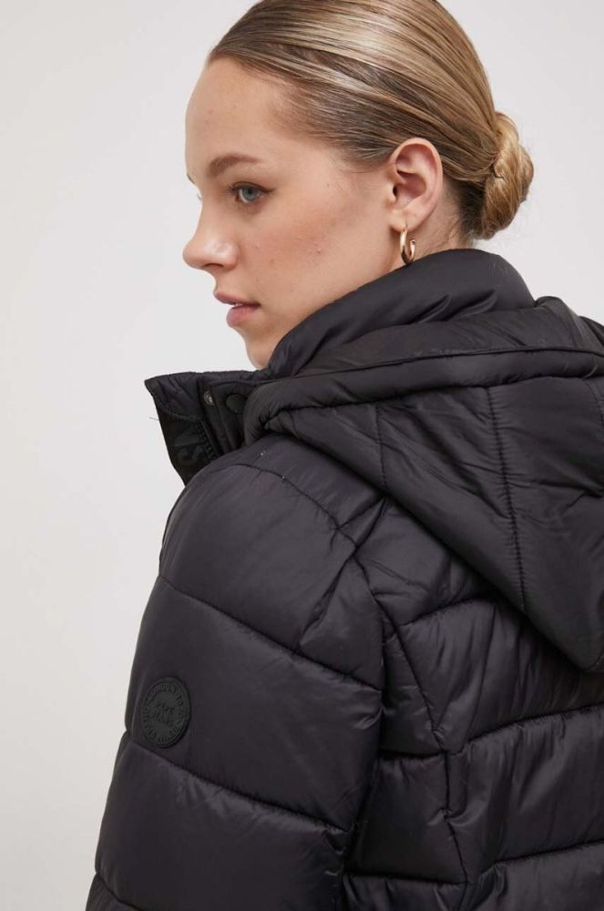 Куртка Pepe Jeans жіноча колір чорний зимова (3614119) фото 5