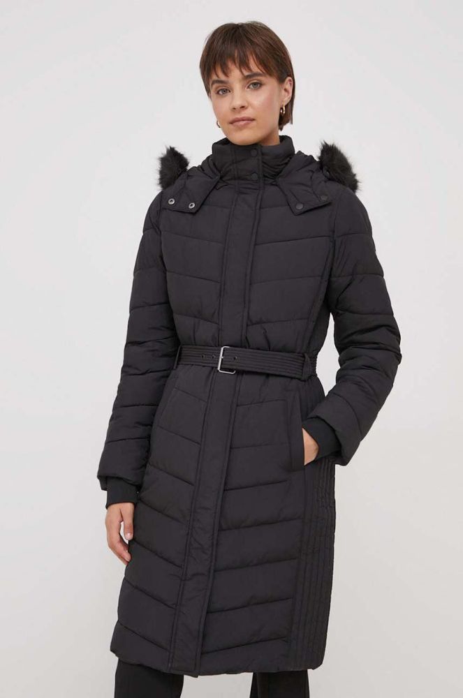 Куртка Pepe Jeans жіноча колір чорний зимова (3634755)