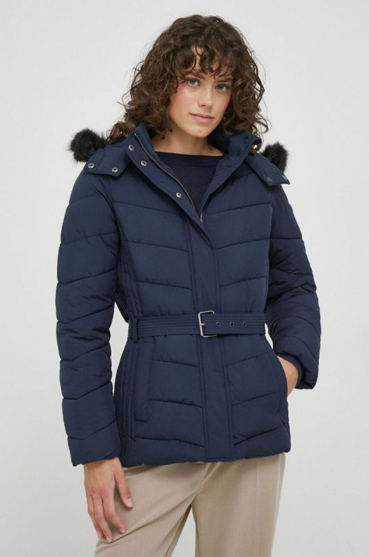 Куртка Pepe Jeans жіноча колір синій зимова (3641332)