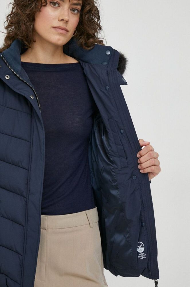 Куртка Pepe Jeans жіноча колір синій зимова (3641332) фото 7