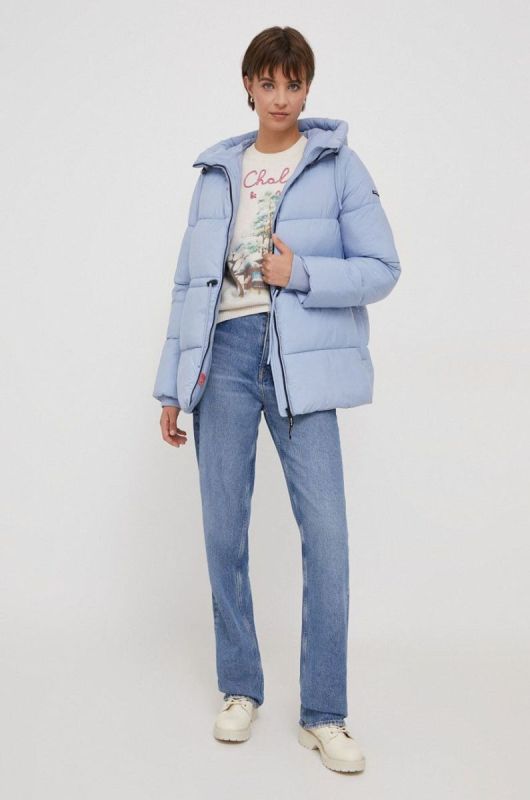 Куртка Pepe Jeans Misty жіноча зимова колір блакитний фото 2