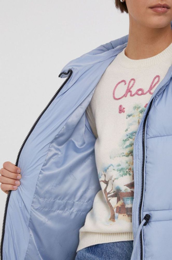 Куртка Pepe Jeans Misty жіноча зимова колір блакитний фото 6