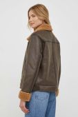 Куртка Pepe Jeans жіноча колір коричневий перехідна