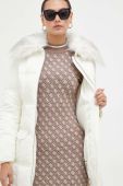 Куртка Guess жіноча колір білий зимова