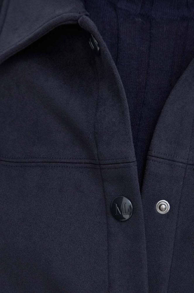 Куртка Max Mara Leisure жіноча колір синій перехідна фото 5