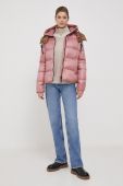 Пухова куртка Deha жіноча колір рожевий зимова (3632991)