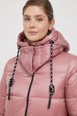 Пухова куртка Deha жіноча колір рожевий зимова (3632991)