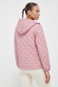 Куртка Napapijri жіноча колір рожевий перехідна