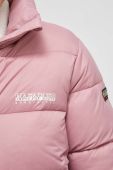 Куртка Napapijri жіноча колір рожевий зимова
