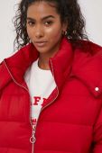 Куртка United Colors of Benetton жіноча колір червоний зимова