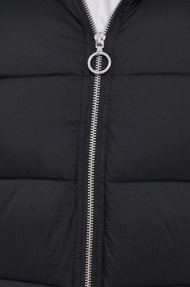 Куртка United Colors of Benetton жіноча колір чорний зимова oversize фото 6