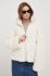 Куртка United Colors of Benetton жіноча колір бежевий перехідна oversize